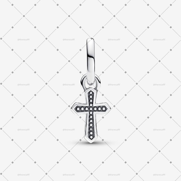 Pandora ME Sparkling Cross Mini Dangle Charm - Picture 2 of 4